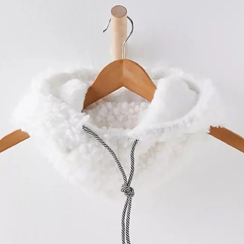 Free People White Cold Snap Fleece Balaclava - Picture 2 of 3
